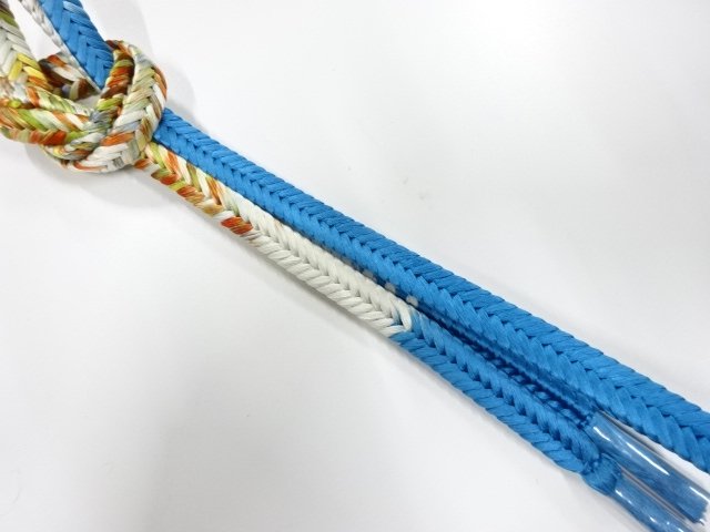 未使用品　正絹　手組帯締め